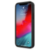 BMW BMHCP12MRCDPK Apple iPhone 12 / 12 Pro kietasis dėklas Leather Deboss, juodas
