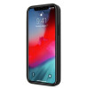 BMW BMHCP12MRSWPK Apple iPhone 12 / 12 Pro kietasis dėklas Leather Perforate, juodas