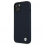 BMW BMHCP13SSILNA Apple iPhone 13 mini dėklas Silicone Signature, Navy