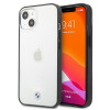BMW BMHCP13SPCUMRBK Apple iPhone 13 mini kietasis dėklas Signature Collection, permatomas