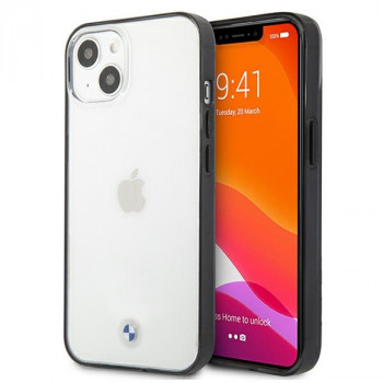 BMW BMHCP13SPCUMRBK Apple iPhone 13 mini kietasis dėklas Signature Collection, permatomas