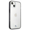 BMW BMHCP13SPCUMRBK Apple iPhone 13 mini kietasis dėklas Signature Collection, permatomas