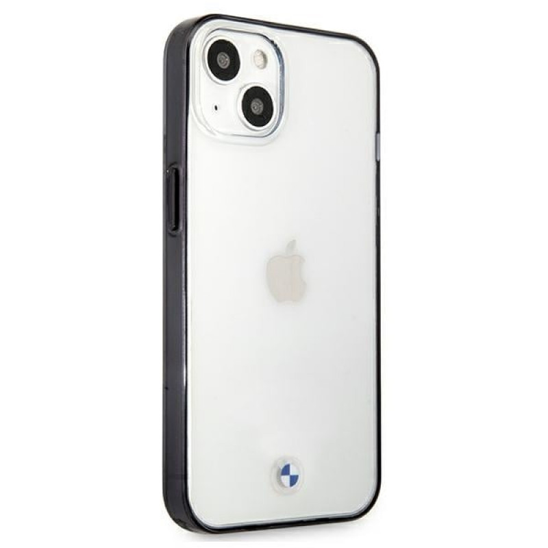 BMW BMHCP13SPCUMRBK Apple iPhone 13 mini kietasis dėklas Signature Collection, permatomas