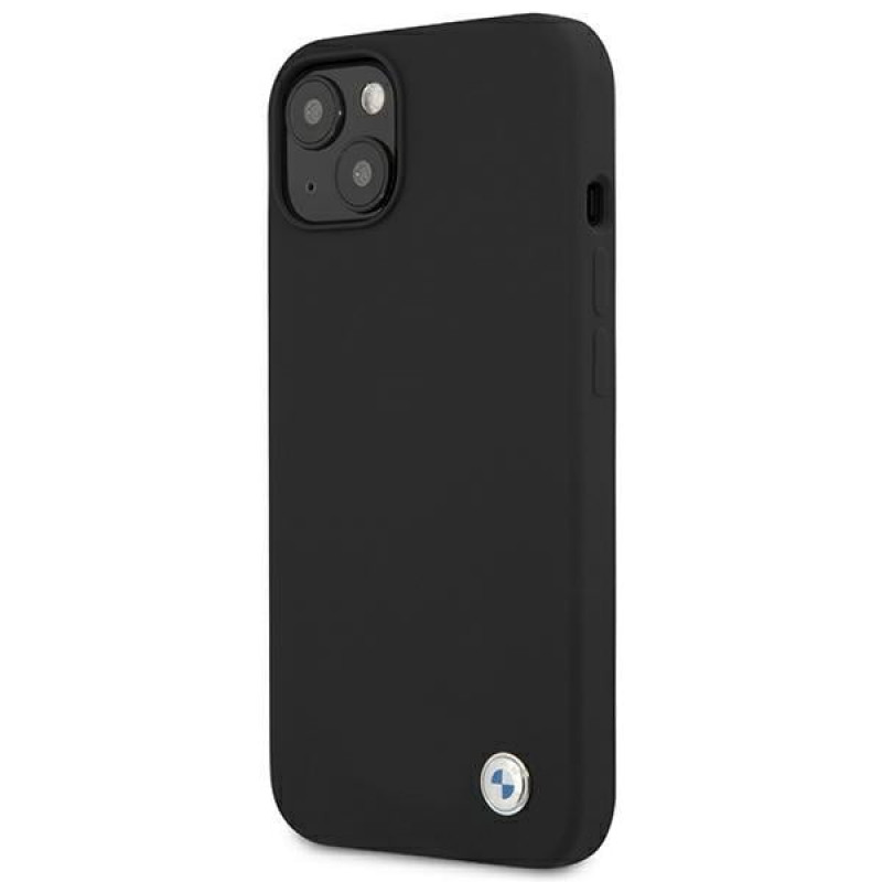 BMW BMHCP13SSILBK Apple iPhone 13 mini dėklas Silicone Signature, juodas