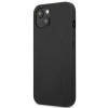 Mercedes-AMG AMHCP14MDOLBK Apple iPhone 14 Plus / 15 Plus kietasis dėklas Leather Hot Stamped, juodas