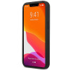 Mercedes-AMG AMHCP14MGSEBK Apple iPhone 14 Plus / 15 Plus kietasis dėklas, Leather Debossed Lines, juodas