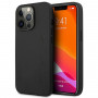 Mercedes-AMG AMHCP14XDOLBK Apple iPhone 14 Pro Max kietasis dėklas, Leather Hot Stamped, juodas