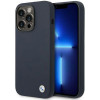 BMW BMHMP14XSILNA Apple iPhone 14 Pro Max dėklas, Silicone Metal Logo MagSafe, navy
