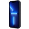 BMW BMHMP14XSILNA Apple iPhone 14 Pro Max dėklas, Silicone Metal Logo MagSafe, navy