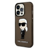 Karl Lagerfeld KLHCP14XHNIKTCK Apple iPhone 14 Pro Max kietasis dėklas, Ikonik Karl, juodas