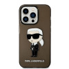 Karl Lagerfeld KLHCP14XHNIKTCK Apple iPhone 14 Pro Max kietasis dėklas, Ikonik Karl, juodas