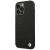 Apple iPhone 14 Pro Max dėklas BMW BMHCP14XSLLBK, Leather Stamp, juodas