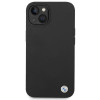 BMW BMHCP14SSILBK Apple iPhone 14 dėklas, Silicone Metal Logo, juodas