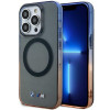BMW BMHMP14XHTGE Gradient Bumper kietasis dėklas, skirtas Apple iPhone 14 Pro Max, pilkas, MagSafe