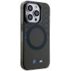 BMW BMHMP14LHGPK Pattern MagSafe kietasis dėklas Apple iPhone 14 Pro, pilkas