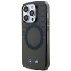 BMW BMHMP14XHGPK Pattern MagSafe kietasis dėklas, skirtas Apple iPhone 14 Pro Max, pilkas