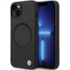 BMW BMHMP14SSILBK2 Signature Liquid Silicone MagSafe dėklas, skirtas Apple iPhone 14, juodas