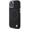 BMW BMHMP15SSILBK2 Signature Liquid Silicone MagSafe dėklas, skirtas Apple iPhone 15, juodas