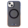 BMW BMHMP15MHTGE Gradient Bumper MagSafe kietasis dėklas, skirtas Apple iPhone 15 Plus / 14 Plus, pilkas
