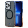 BMW BMHMP15XHTGE Gradient Bumper MagSafe kietasis dėklas, skirtas Apple iPhone 15 Pro Max, pilkas