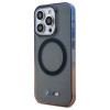 BMW BMHMP15XHTGE Gradient Bumper MagSafe kietasis dėklas, skirtas Apple iPhone 15 Pro Max, pilkas