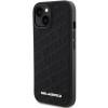 Karl Lagerfeld KLHCP15SPQKPMK Quilted K Pattern kietasis dėklas, skirtas Apple iPhone 15, juodas