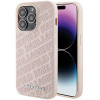 Karl Lagerfeld KLHCP15XPQKPMP Quilted K Pattern kietasis dėklas, skirtas Apple iPhone 15 Pro Max, rožinis