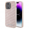 Karl Lagerfeld KLHCP15XPQKPMP Quilted K Pattern kietasis dėklas, skirtas Apple iPhone 15 Pro Max, rožinis