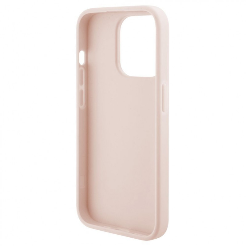 Karl Lagerfeld KLHCP15XPQKPMP Quilted K Pattern kietasis dėklas, skirtas Apple iPhone 15 Pro Max, rožinis
