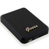 Guess GUPBM3ALGSGK nešiojamas akumuliatorius 3000 mAh, 5 W, MagSafe Metal Script Logo, juodas