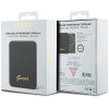 Guess GUPBM3ALGSGK nešiojamas akumuliatorius 3000 mAh, 5 W, MagSafe Metal Script Logo, juodas
