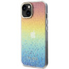 Guess GUHCP15SHDECMI IML Faceted Mirror Disco Iridescent kietasis dėklas, skirtas Apple iPhone 15, įvairiaspalvis