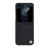 BMW BMHCZF5SLLBK odinis Hot Stamp kietasis dėklas, skirtas Samsung Galaxy Z Flip5, juodas