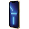 Guess GUHCP15LPMSDGSD Disco Metal Script kietasis dėklas, skirtas Apple iPhone 15 Pro, auksinis