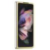 Guess GUHCZFD5HGGSHD Glitter Script kietasis dėklas, skirtas Samsung Galaxy Z Fold5, auksinis