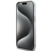 Hello Kitty HKHCP15SHDGKEP IML Gradient Electrop Kitty Head kietasis dėklas, skirtas Apple iPhone 15 6,1", rausvas