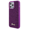 Guess GUHCP15XPMSDGSF Disco Metal Script kietasis dėklas, skirtas Apple iPhone 15 Pro Max, purpurinis