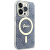 Guess GUHMP15XH4STB Apple iPhone 15 Pro Max kietasis dėklas IML 4G MagSafe, mėlynas (outlet)