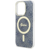 Guess GUHMP15XH4STB Apple iPhone 15 Pro Max kietasis dėklas IML 4G MagSafe, mėlynas (outlet)