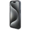 BMW BMHMP15LURSK Apple iPhone 15 Pro kietasis dėklas Ring Stand M Collection MagSafe, juodas