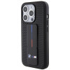 BMW BMHCP15LGSPPRK Apple iPhone 15 Pro dėklas Grip Stand Smooth & Perforated, juodas
