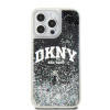DKNY Apple iPhone 15 Pro Max kietasis dėklas Liquid Glitter Big Logo, juodas