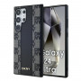 DKNY odinis languoto mono rašto MagSafe dėklas skirtas Samsung Galaxy S24 Ultra, juodas
