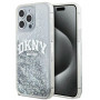 DKNY Apple iPhone 15 Pro Max kietasis dėklas Liquid Glitter Big Logo