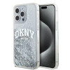 DKNY Apple iPhone 15 Pro Max kietasis dėklas Liquid Glitter Big Logo
