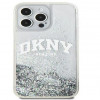 DKNY Apple iPhone 15 Pro Max kietasis dėklas Liquid Glitter Big Logo