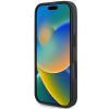 Mercedes MEHMP16L23RURBK Apple iPhone 16 Pro kietasis dėklas MB Blue Line Leather MagSafe, juodas