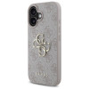 Guess GUHCP16S4GMGPI Apple iPhone 16 kietasis dėklas 4G Big Logo, rožinis