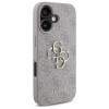 Guess GUHCP16S4GMGPI Apple iPhone 16 kietasis dėklas 4G Big Logo, rožinis