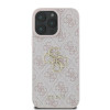 Guess GUHCP16X4GMGPI 4G Big Metal Logo kietas dėklas, skirtas Apple iPhone 16 Pro Max 6.9", rožinis